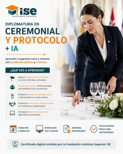 Diplomatura en Ceremonial y Protocolo + IA