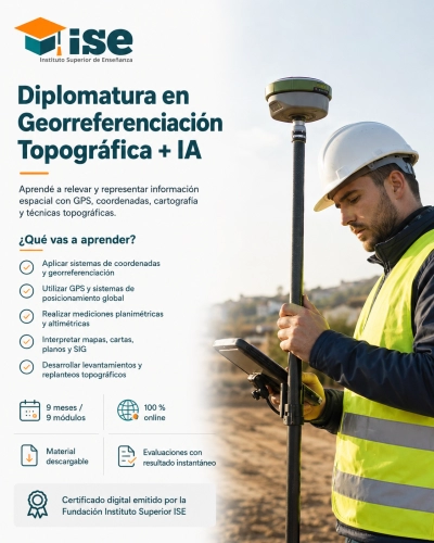 Diplomatura en Georreferenciación Topográfica + IA