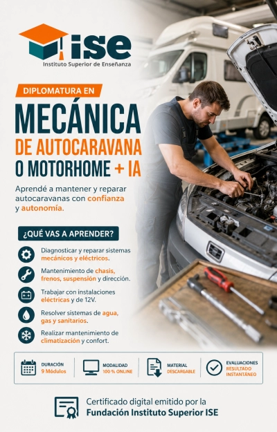 Diplomatura en Mecánica de Autocaravana o Motorhome + IA