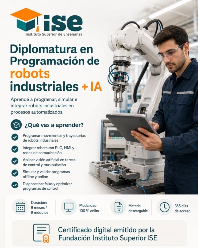 Diplomatura en Programación de robots industriales + IA
