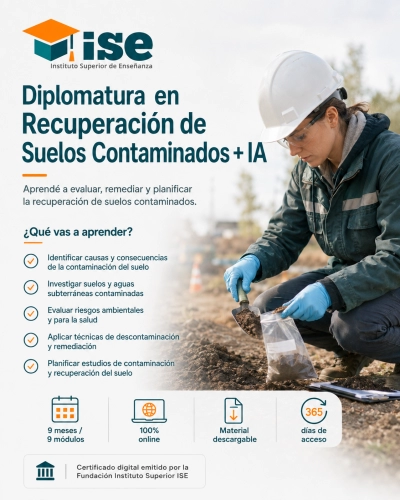 Diplomatura en Recuperación de Suelos Contaminados + IA