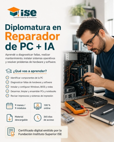 Diplomatura en Reparador de PC + IA
