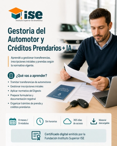 Gestoria del Automotor y Créditos Prendarios + IA