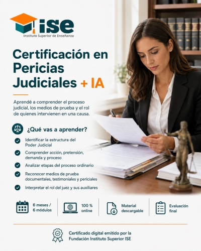 Certificación en Pericias Judiciales + IA